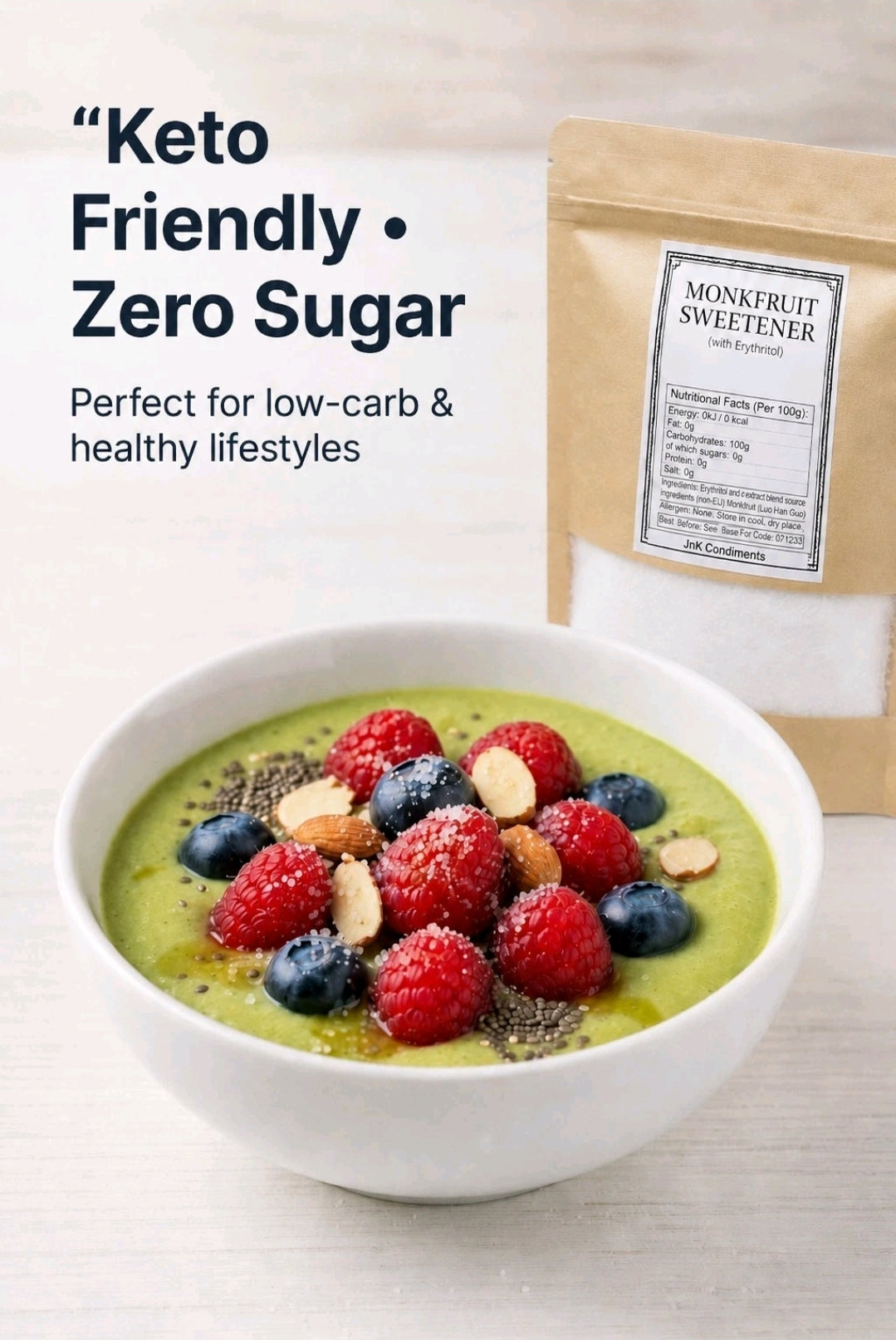 Monk Fruit Granulated Sweetener (1kg)