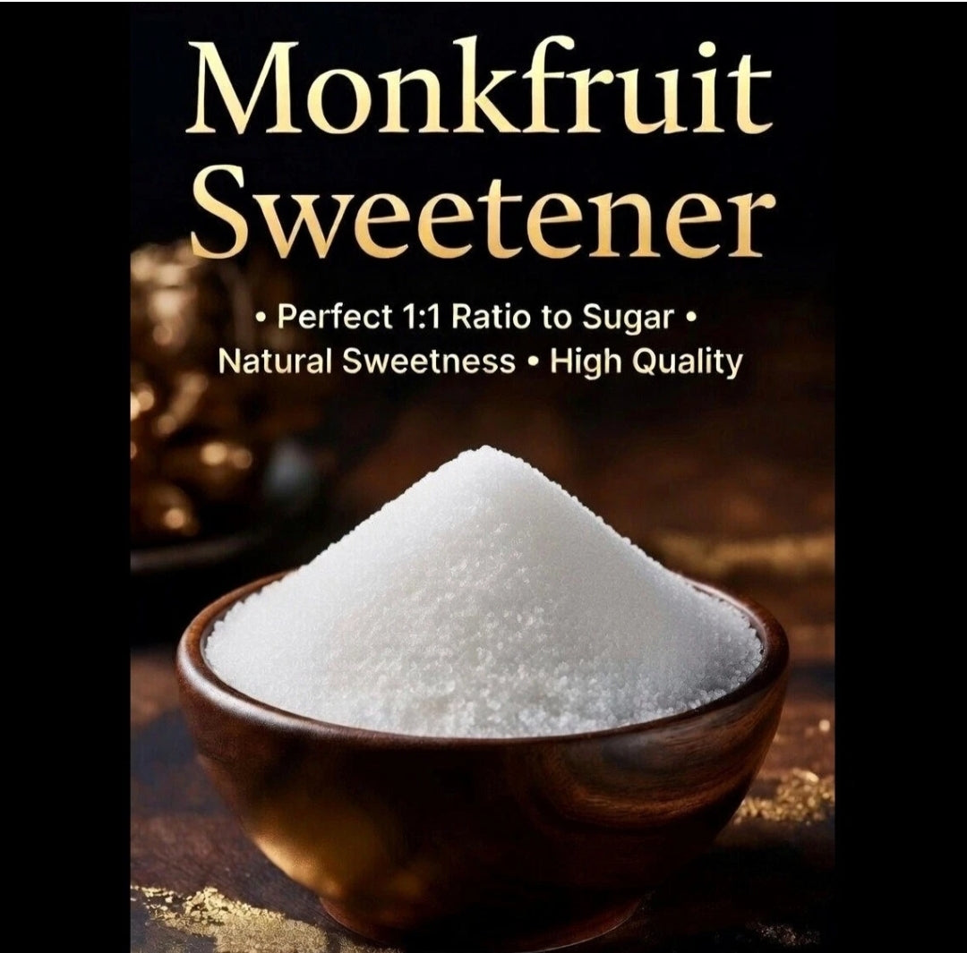 Monk Fruit Sweetener - Keto Friendly | Zero Calories - No Bitter Aftertaste