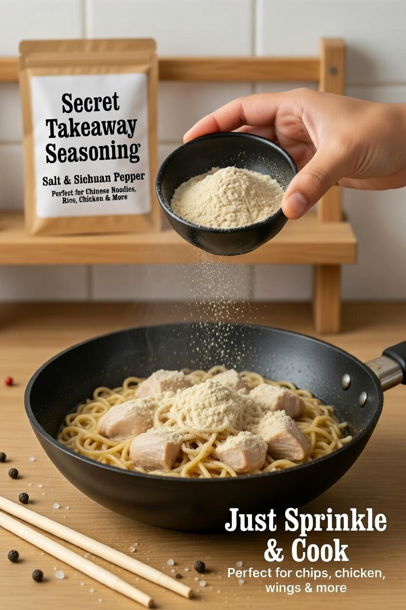 Sichuan Pepper & Salt Chinese Takeaway Seasoning -Noodles|Rice|Chicken & more