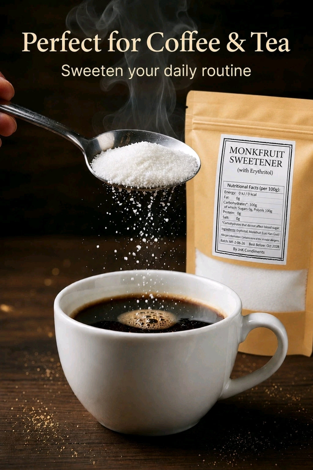 Monk Fruit Granulated Sweetener (1kg)