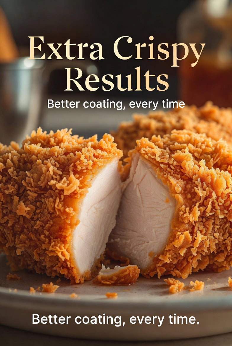Egg & Milk Powder | Fried Chicken Mix Additive  | Takeaway Style | No Egg Wash