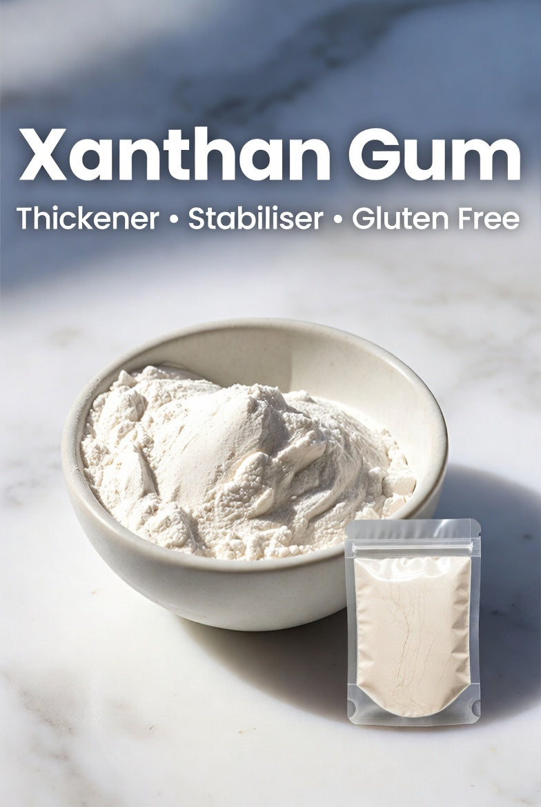 Xanthan Gum - Premium Food Thickener & Stabaliser - Gluten Free