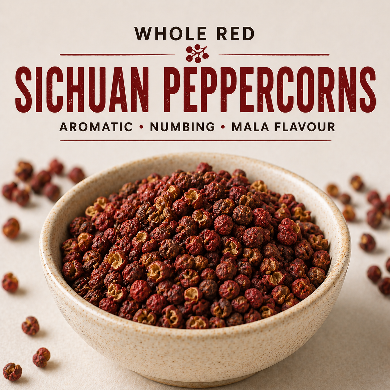 Red Sichuan Peppercorns (Whole)