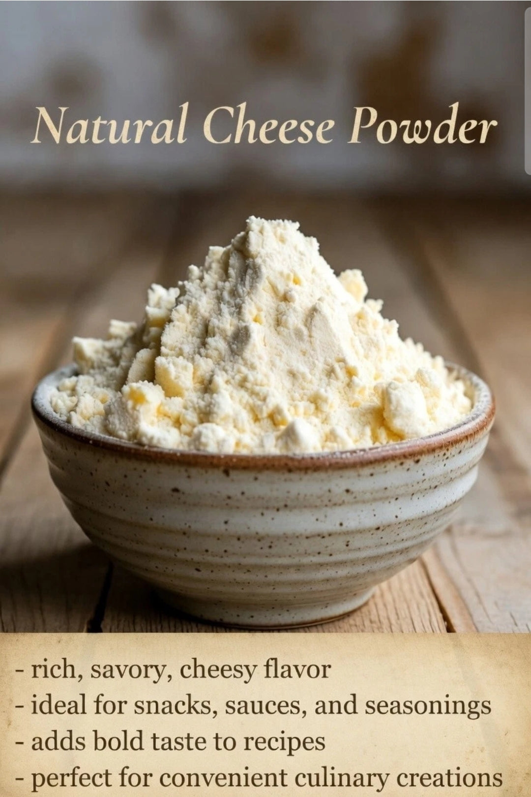 Cheese Powder Natural Cheesy  Seasoning Popcorn Pasta Chips Mac & Cheese Flavour